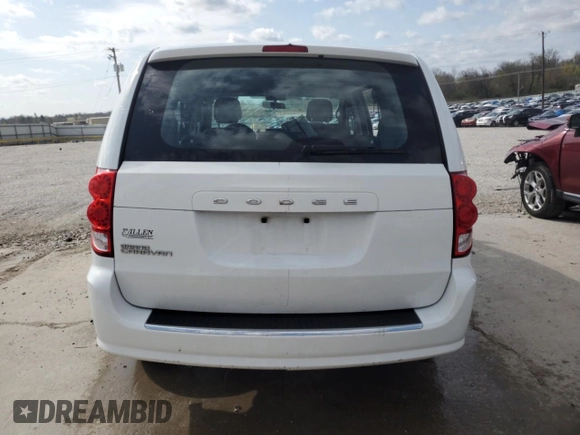 2016 Dodge Grand Caravan SE with VIN 2C4RDGBG8GR278711, listed as a Copart auction lot 51496885 with 91,810 mi miles and Non Repairable. Bid and sale history available at DreamBid. Image 6.