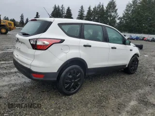2018 Ford Escape S with VIN 1FMCU0F74JUC36405, listed as a Copart auction lot 43576995 with 40,385 mi miles and Salvage Title. Bid and sale history available at carsss.com. Image 3.