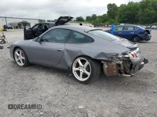 2003 Porsche 911 with VIN WP0AA29983S622403, listed as a Copart auction lot 61023595 with 155,938 mi miles and Salvage title. Bid and sale history available at DreamBid. Image 2.