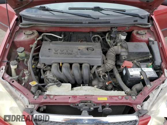 2005 Toyota Corolla CE with VIN 1NXBR32E15Z459056, listed as a Copart auction lot 54561445 with 143,981 mi miles and Salvage Title. Bid and sale history available at DreamBid. Image 11.