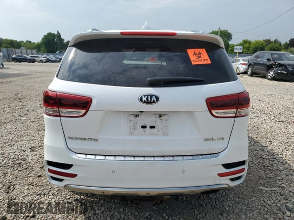 2016 Kia Sorento SXL with VIN 5XYPKDA53GG013517, listed as a Copart auction lot 60932015 with 150,334 mi miles and Non repairable. Bid and sale history available at DreamBid. Image 6.
