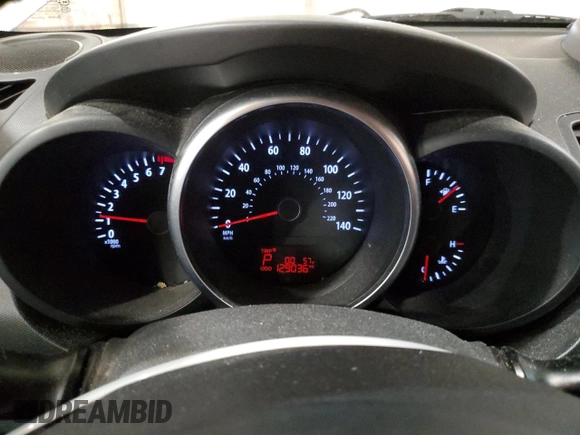 2012 Kia Soul + with VIN KNDJT2A63C7363611, listed as a Copart auction lot 45907555 with 129,036 mi miles and Salvage Title. Bid and sale history available at carsss.com. Image 9.