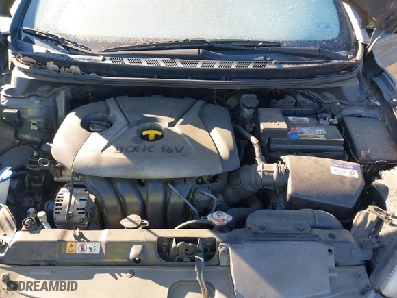 2013 Hyundai Elantra GLS PZEV with VIN 5NPDH4AEXDH304442, listed as a IAAI auction lot 41136472 with 182,800 mi miles. Bid and sale history available at carsss.com. Image 10.