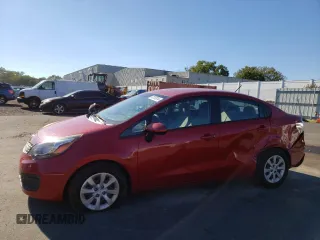 2014 Kia Rio LX with VIN KNADM4A37E6370952, listed as a Copart auction lot 70787814 with 107,958 mi miles and Salvage Title. Bid and sale history available at DreamBid. Image 1.