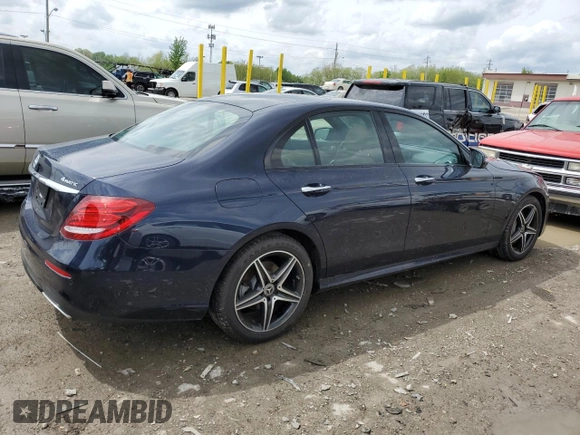 2020 Mercedes-Benz E 350 with VIN WDDZF8EB6LA713083, listed as a Copart auction lot 54484465 with 58,320 mi miles and Salvage Title. Bid and sale history available at DreamBid. Image 3.