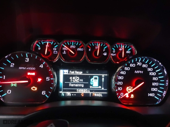 2017 Chevrolet Silverado 1500 LTZ with VIN 3GCUKSEJ3HG382718, listed as a IAAI auction lot 41426789 with 145,620 mi miles. Bid and sale history available at carsss.com. Image 7.