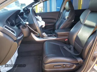 2017 Acura TLX with VIN 19UUB1F33HA002755, listed as a Copart auction lot 41711975 with 108,262 mi miles and Salvage Title. Bid and sale history available at carsss.com. Image 7.
