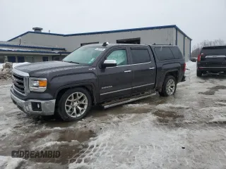 2015 GMC Sierra 1500 SLT with VIN 3GTU2VEC0FG159245, listed as a Copart auction lot 47829735 with 92,614 mi miles and Salvage Title. Bid and sale history available at DreamBid. Image 1.