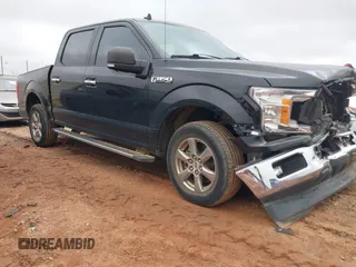 2020 Ford F-150 XL with VIN 1FTEW1CP9LFC54360, listed as a IAAI auction lot 41372090 with 34,536 mi miles. Bid and sale history available at carsss.com. Image 1.