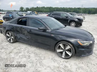 2012 Audi A6 Prestige with VIN WAUJGAFC2CN090358, listed as a Copart auction lot 59486925 with 159,885 mi miles and Salvage title. Bid and sale history available at DreamBid. Image 4.