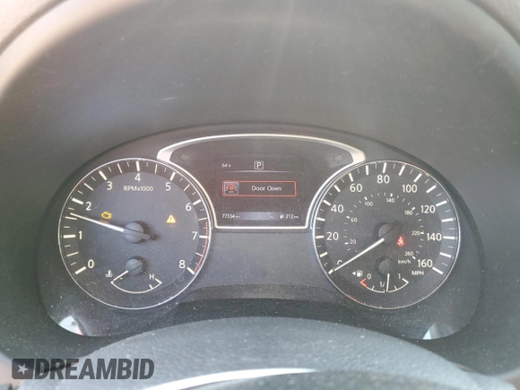 2017 Nissan Altima SV with VIN 1N4AL3AP8HC204490, listed as a Copart auction lot 58942625 with 77,334 mi miles and Salvage title. Bid and sale history available at DreamBid. Image 9.