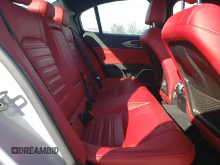 2020 Alfa Romeo Giulia Ti Sport with VIN ZARFAMBN0L7635096, listed as a Copart auction lot 84913134 with 49,765 mi miles and Salvage title. Bid and sale history available at DreamBid. Image 10.