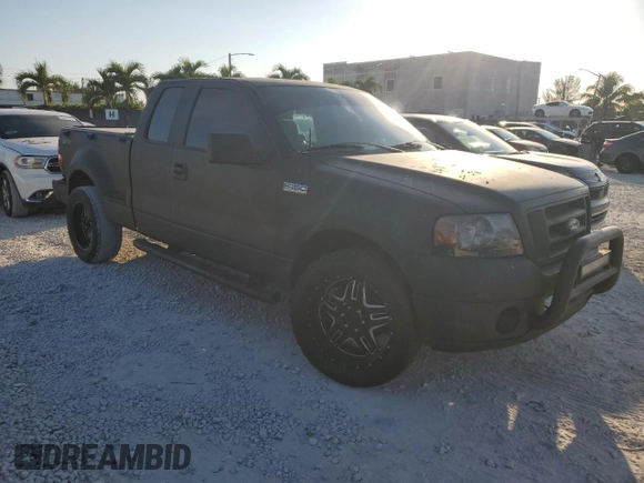 2007 Ford F-150 STX with VIN 1FTRX02W77KC44019, listed as a Copart auction lot 88049245 with 264,310 mi miles and Salvage Title. Bid and sale history available at carsss.com. Image 4.