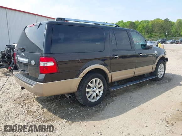 2013 Ford Expedition EL XLT with VIN 1FMJK1J51DEF56336, listed as a IAAI auction lot 42039692 with 182,073 mi miles. Bid and sale history available at carsss.com. Image 4.