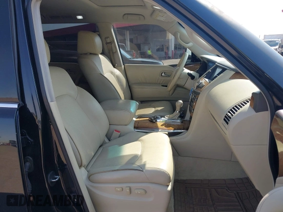 2012 Infiniti QX56 7-passenger with VIN JN8AZ2NF8C9518509, listed as a IAAI auction lot 42732292 with 165,844 mi miles and . Bid and sale history available at DreamBid. Image 5.