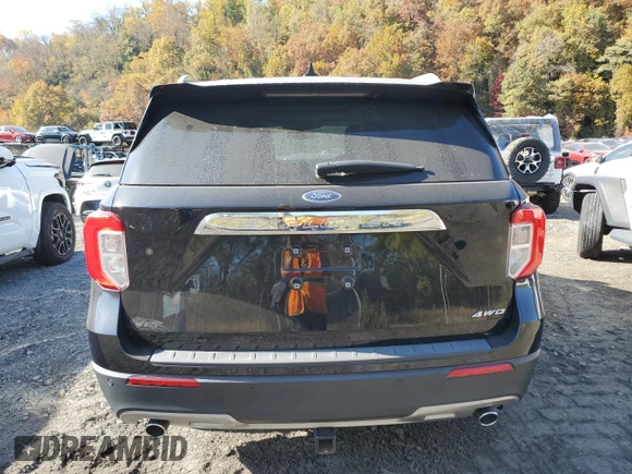 2021 Ford Explorer Limited with VIN 1FM5K8FW7MNA11379, listed as a Copart auction lot 76866794 with 48,455 mi miles and Salvage Title. Bid and sale history available at carsss.com. Image 6.