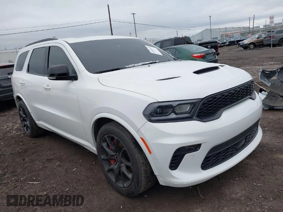 2023 Dodge Durango SRT 392 Premium with VIN 1C4SDJGJ8PC715232, listed as a IAAI auction lot 42051499 with 10,998 mi miles and . Bid and sale history available at DreamBid. Image 1.