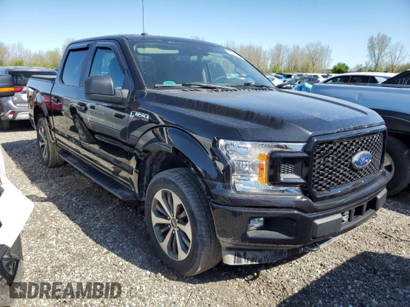 2019 Ford F-150 XL with VIN 1FTEW1EP0KFA59467, listed as a Copart auction lot 55550395 with 90,752 mi miles and Clean title. Bid and sale history available at DreamBid. Image 4.