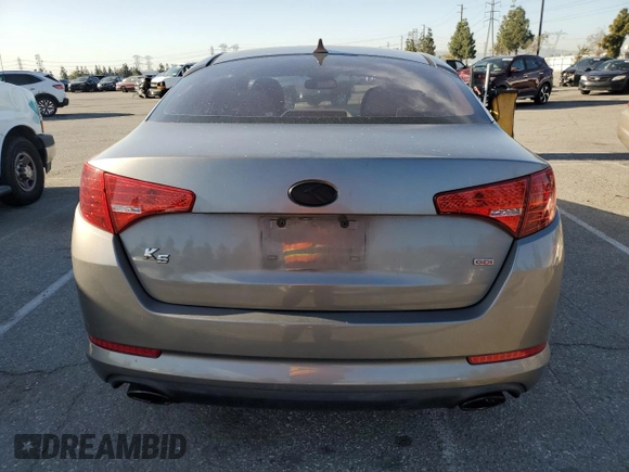 2013 Kia Optima LX with VIN 5XXGM4A76DG184936, listed as a Copart auction lot 51847645 with 134,696 mi miles and Clean Title. Bid and sale history available at carsss.com. Image 6.