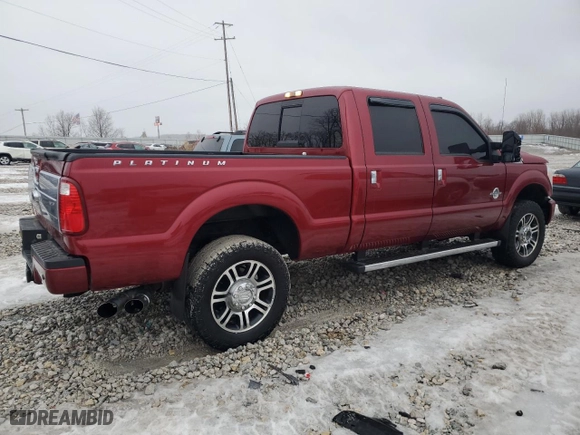 2013 Ford Super Duty F-350 SRW Platinum with VIN 1FT8W3BT4DEB71465, listed as a Copart auction lot 43340295 with NaN miles and Clean Title. Bid and sale history available at carsss.com. Image 3.