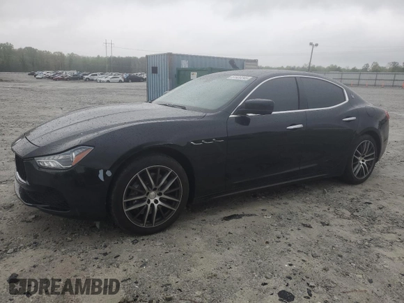 2015 Maserati Ghibli z VIN ZAM57XSA6F1158678, wystawiony jako Copart lot #51920245 z przebiegiem 87 158 mil mil oraz Czysty tytuł • Clean title. Historia ofert i sprzedaży dostępna na DreamBid. Obrazek 1.