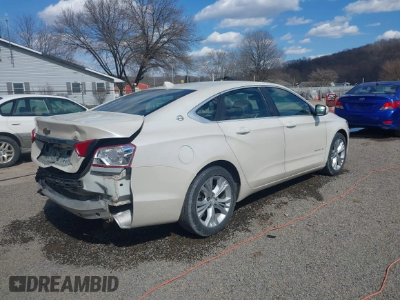 2014 Chevrolet Impala LT with VIN 1G1125S33EU101464, listed as a IAAI auction lot 41863521 with 215,270 mi miles and . Bid and sale history available at DreamBid. Image 4.