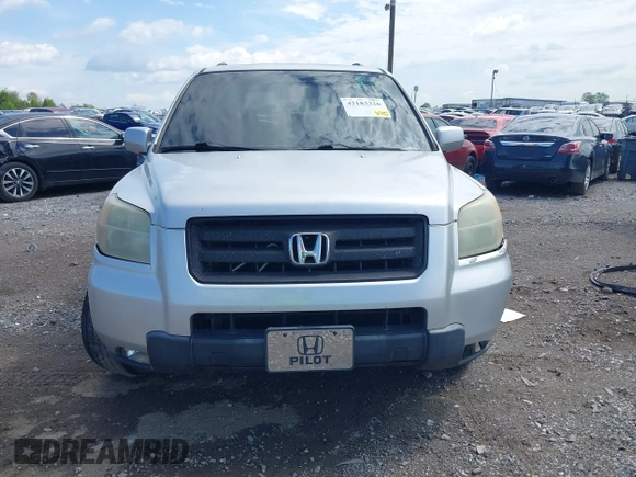 2006 Honda Pilot EX-L with VIN 2HKYF18596H563583, listed as a IAAI auction lot 42183326 with 181,665 mi miles and . Bid and sale history available at DreamBid. Image 12.