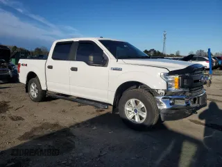 2019 Ford F-150 XL with VIN 1FTEW1EB7KFC23883, listed as a Copart auction lot 50324165 with 161,836 mi miles and Salvage Title. Bid and sale history available at carsss.com. Image 4.