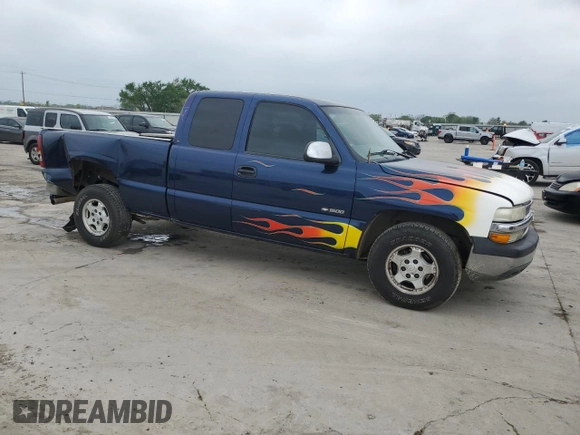 2001 Chevrolet Silverado 1500 LS with VIN 2GCEC19V711267658, listed as a Copart auction lot 51426625 with 252,839 mi miles and Salvage Title. Bid and sale history available at DreamBid. Image 4.