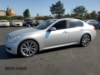 2008 Infiniti G35 Journey with VIN JNKBV61E18M221603, listed as a Copart auction lot 62423645 with 165,931 mi miles and Salvage title. Bid and sale history available at DreamBid. Image 1.