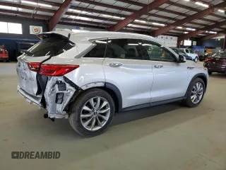 2019 Infiniti QX50 Luxe z VIN 3PCAJ5M3XKF128379, wystawiony jako Copart lot #55037095 z przebiegiem 83 906 mil mil oraz Szkoda całkowita • Salvage title. Historia ofert i sprzedaży dostępna na DreamBid. Obrazek 3.