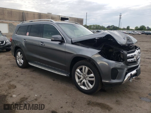 2018 Mercedes-Benz GLS 450 with VIN 4JGDF6EE4JB081514, listed as a Copart auction lot 50874154 with 62,829 mi miles and Salvage Title. Bid and sale history available at DreamBid. Image 4.