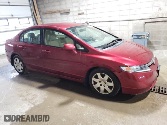 2008 Honda Civic LX z VIN 1HGFA16538L035336, wystawiony jako Copart lot #55792745 z przebiegiem 249 913 mil mil oraz Czysty tytuł • Clean title. Historia ofert i sprzedaży dostępna na DreamBid. Obrazek 4.