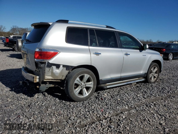 2012 Toyota Highlander Limited with VIN 5TDYK3EH0CS081001, listed as a Copart auction lot 48960305 with 219,718 mi miles and Salvage title. Bid and sale history available at DreamBid. Image 3.