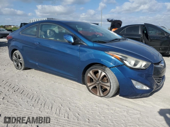 2014 Hyundai Elantra z VIN KMHDH6AH1EU029469, wystawiony jako Copart lot #55182715 z przebiegiem 117 084 mil mil oraz Szkody całkowita. Historia ofert i sprzedaży dostępna na DreamBid. Obrazek 4.