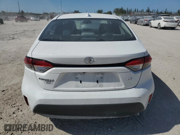 2024 Toyota Corolla LE with VIN 5YFB4MDE6RP206260, listed as a Copart auction lot 53608115 with 30,440 mi miles and Salvage title. Bid and sale history available at DreamBid. Image 6.