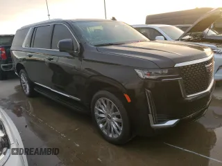 2023 Cadillac Escalade z VIN 1GYS3KKL3PR360009, wystawiony jako Copart lot #77258524 z przebiegiem 12 874 mil mil oraz Szkoda całkowita • Salvage title. Historia ofert i sprzedaży dostępna na DreamBid. Obrazek 4.