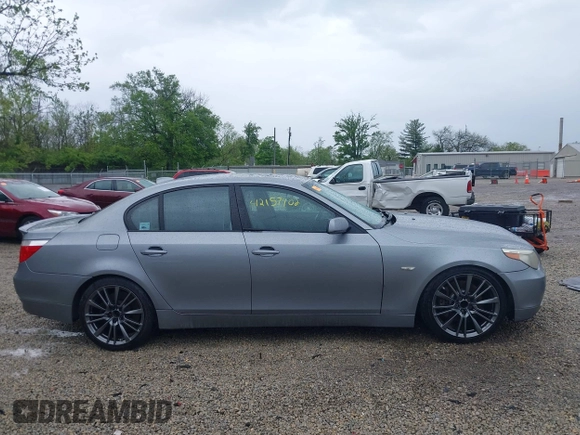 2005 BMW 5 Series 545i with VIN WBANB33555B089128, listed as a IAAI auction lot 42157702 with 206,362 mi miles and . Bid and sale history available at carsss.com. Image 14.