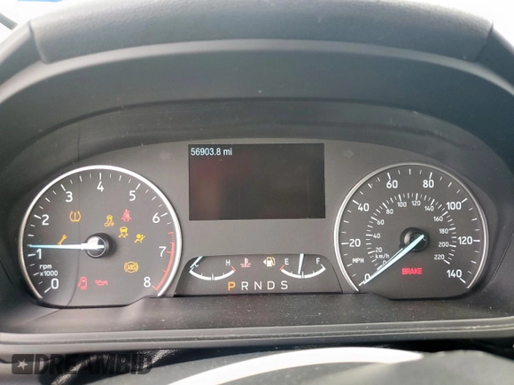 2019 Ford EcoSport SE with VIN MAJ6S3GL0KC259858, listed as a Copart auction lot 56474165 with 56,903 mi miles and Salvage Title. Bid and sale history available at DreamBid. Image 9.