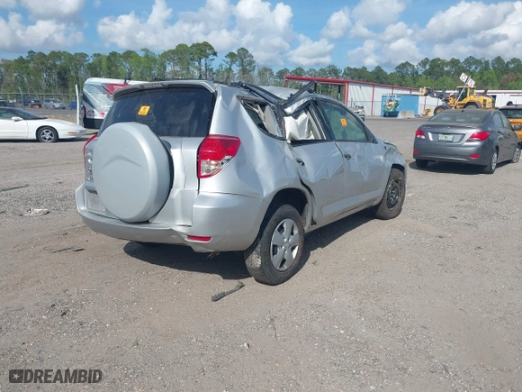 2007 Toyota RAV4 with VIN JTMZD33V875046998, listed as a IAAI auction lot 41910374 with 1 mi miles. Bid and sale history available at carsss.com. Image 4.