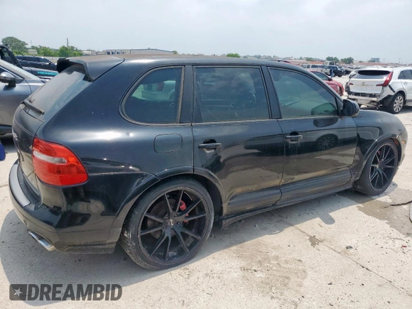 2008 Porsche Cayenne GTS with VIN WP1AD29P68LA71491, listed as a Copart auction lot 57683015 with Not provided miles and Non repairable. Bid and sale history available at DreamBid. Image 3.