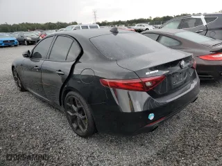 2019 Alfa Romeo Giulia with VIN ZARFAMAN4K7622772, listed as a Copart auction lot 73953434 with 0 mi miles and Salvage Title. Bid and sale history available at carsss.com. Image 2.