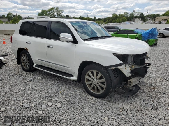 2011 Lexus LX 570 z VIN JTJHY7AXXB4061977, wystawiony jako Copart lot #57298345 z przebiegiem 177 793 mil mil oraz Szkoda całkowita • Salvage title. Historia ofert i sprzedaży dostępna na DreamBid. Obrazek 4.