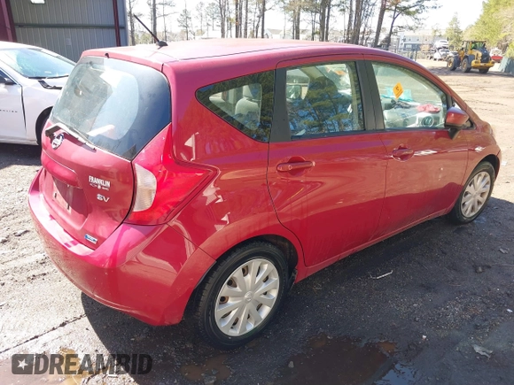 2015 Nissan Note S Plus z VIN 3N1CE2CP1FL409870, wystawiony jako IAAI lot #41884178 z przebiegiem 36 576 mil mil oraz . Historia ofert i sprzedaży dostępna na DreamBid. Obrazek 4.