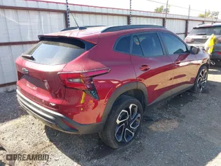2024 Chevrolet Trax 2RS with VIN KL77LJE21RC070864, listed as a IAAI auction lot 40501077 with 12,797 mi miles. Bid and sale history available at carsss.com. Image 4.