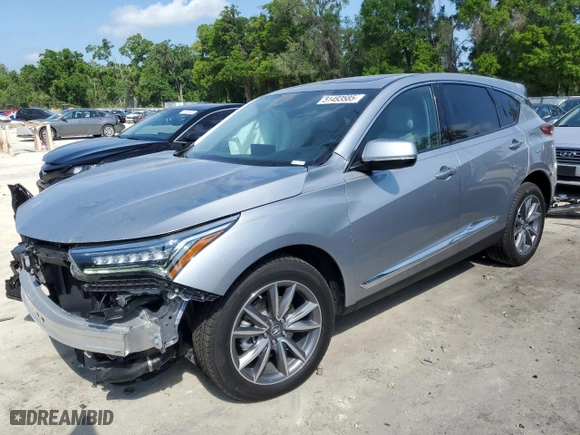 2019 Acura RDX w/Technology Pkg with VIN 5J8TC1H54KL017185, listed as a Copart auction lot 51493585 with 48,348 mi miles and Non Repairable. Bid and sale history available at carsss.com. Image 1.