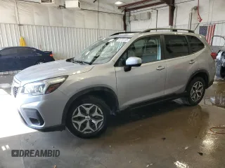 2019 Subaru Forester Premium with VIN JF2SKAECXKH569861, listed as a Copart auction lot 64104105 with 75,453 mi miles and Salvage title. Bid and sale history available at DreamBid. Image 1.