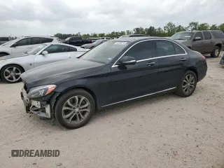 2015 Mercedes-Benz C-Class C 300 with VIN 55SWF4JB2FU046857, listed as a Copart auction lot 50209215 with 112,725 mi miles and Salvage Title. Bid and sale history available at carsss.com. Image 1.