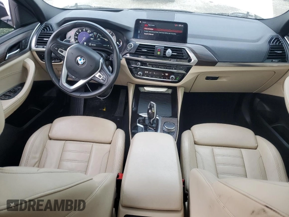 2019 BMW X4 xDrive30i with VIN 5UXUJ3C51KLG55214, listed as a Copart auction lot 48974195 with 68,991 mi miles and Salvage Title. Bid and sale history available at carsss.com. Image 8.
