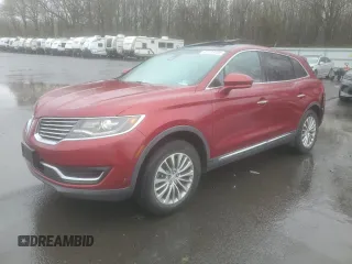 2016 Lincoln MKX Select with VIN 2LMTJ8KR1GBL36642, listed as a Copart auction lot 52174735 with 107,827 mi miles and Salvage Title. Bid and sale history available at carsss.com. Image 1.